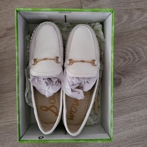 White Sam Edelman Loafer size 8
